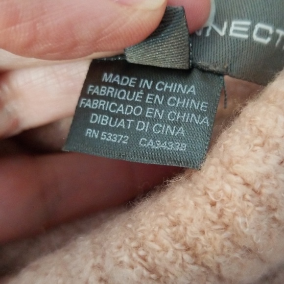 French Connection Turtleneck Fuzzy Sweater Sz XS - Picture 5 of 6